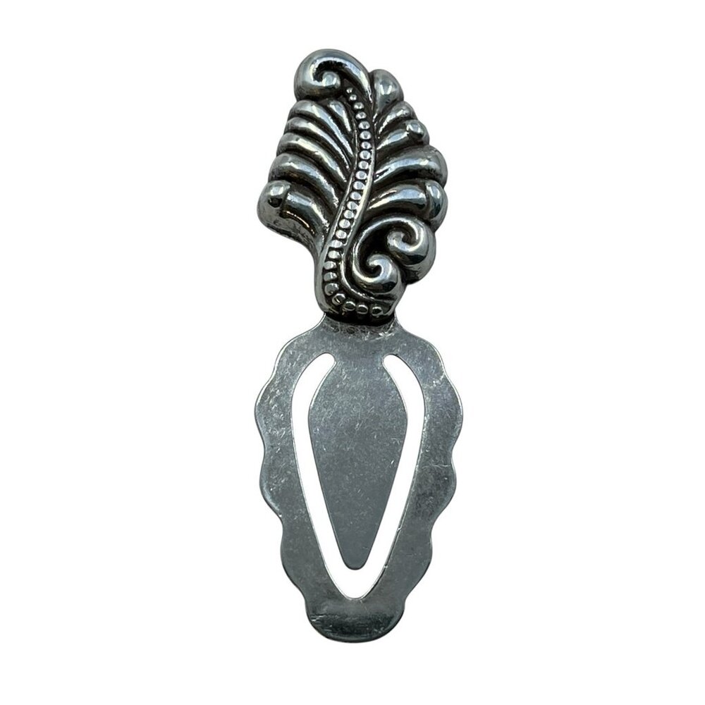 Brighton Bookmark Fluer De Lis Heart Silver Plated‎ Retired Page Holder